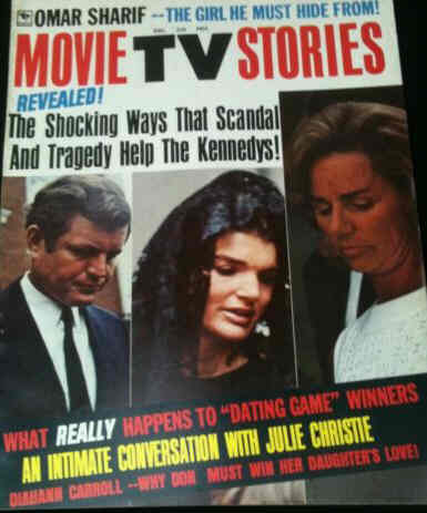 MOVIE TV STORIES magazine side cover Issue 3 December 1969