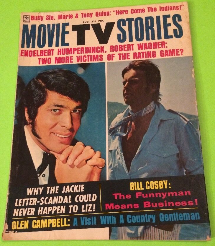 MOVIE TV STORIES magazine side cover August 1970