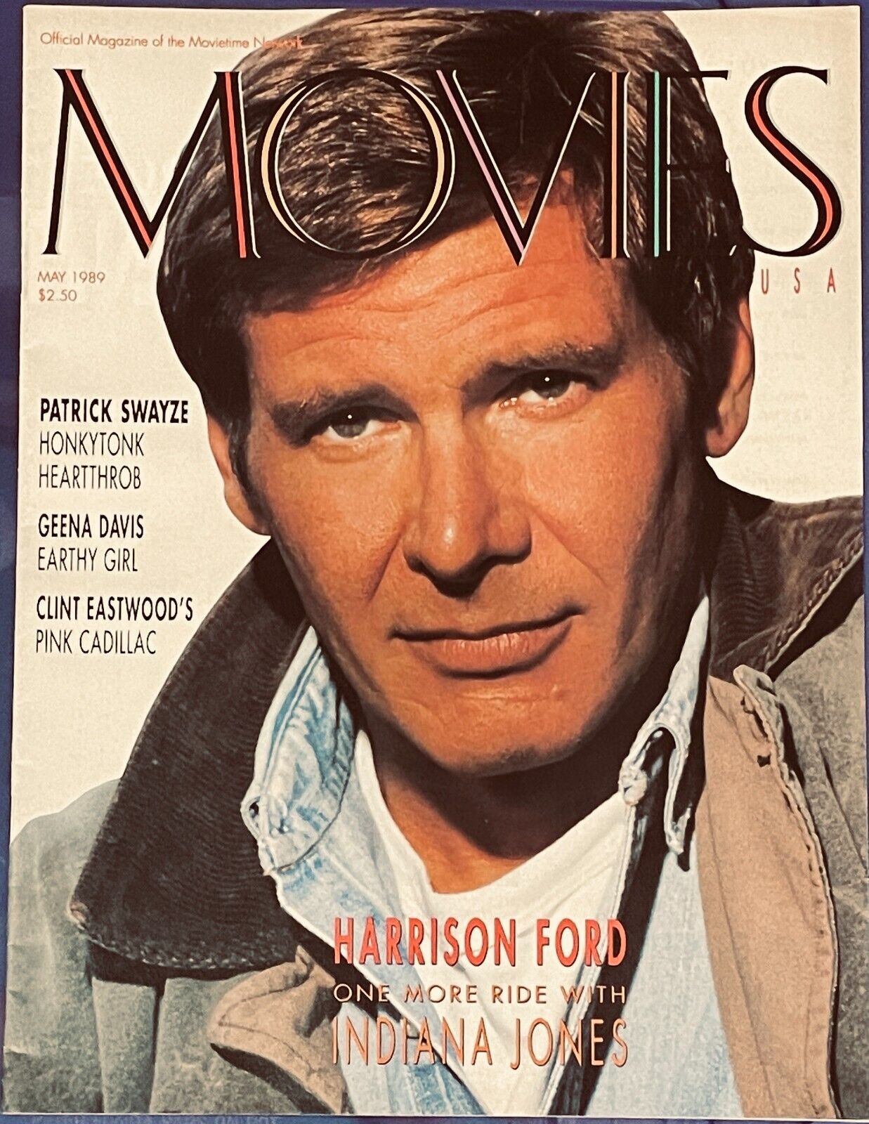 MOVIES USA magazine side cover May 1989