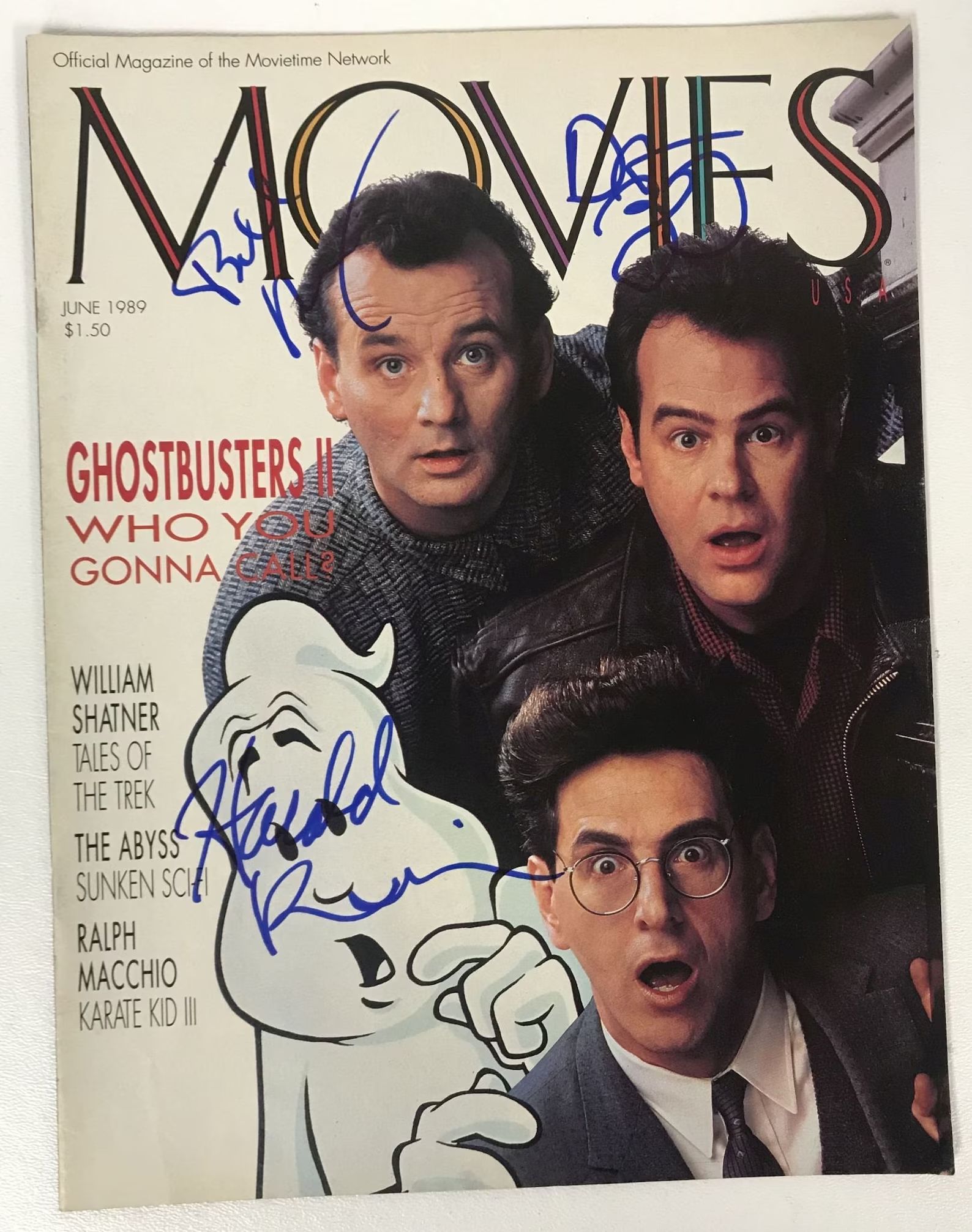 MOVIES USA magazine side cover  June 1989