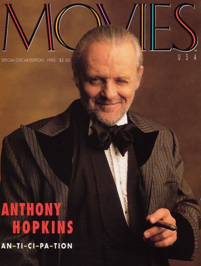 MOVIES USA magazine side cover  April 1992