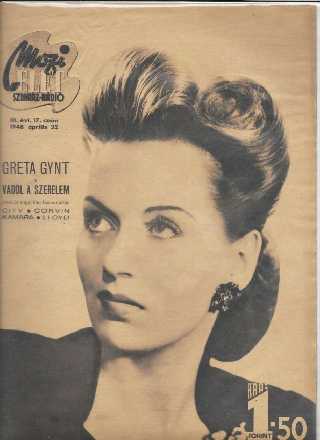 MOZI ELET magazine side cover 22 April 1948