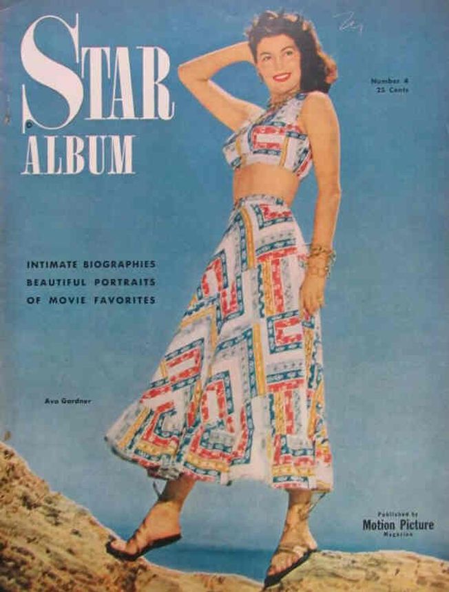 STAR ALBUM (Motion Picture) magazine side cover Issue 4  1948