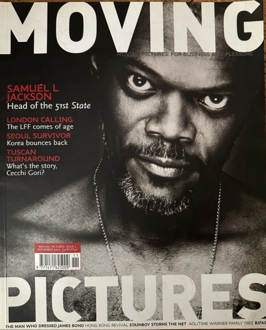 MOVING PICTURES INTERNATIONAL magazine side cover Issue 3 November 2000