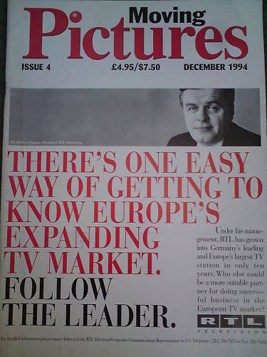 MOVING PICTURES INTERNATIONAL magazine side cover Issue 4 December 1994