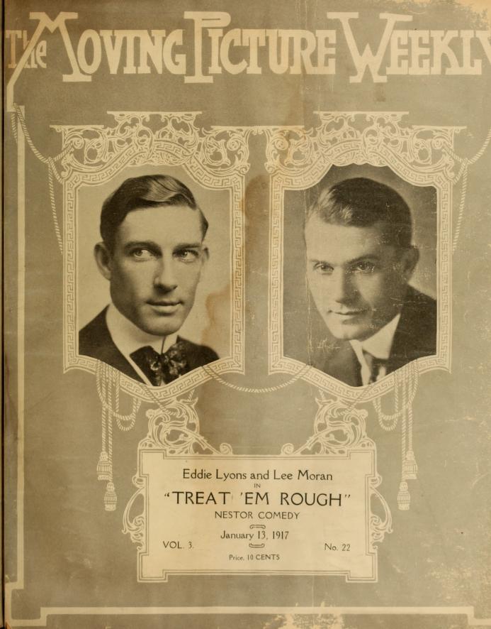 UNIVERSAL WEEKLY magazine side cover 13 January 1917
