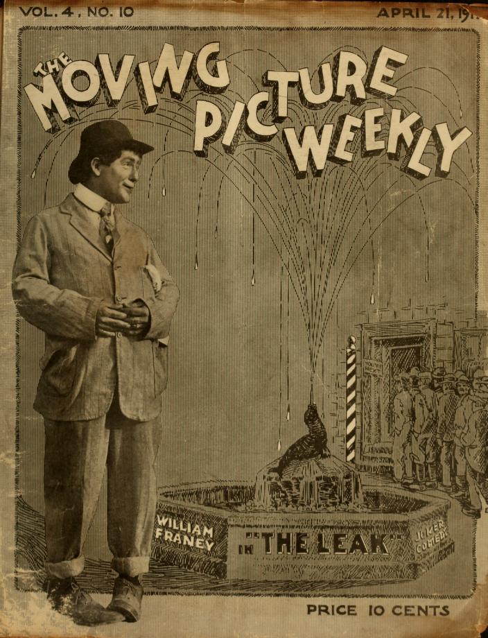 UNIVERSAL WEEKLY magazine side cover 21 April 1917