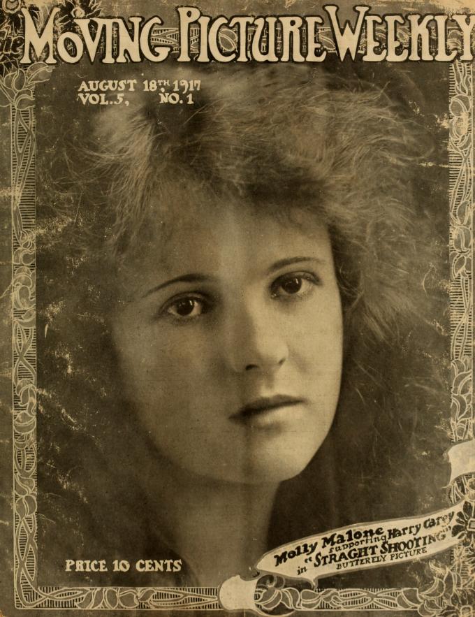 UNIVERSAL WEEKLY magazine side cover 18 August 1917
