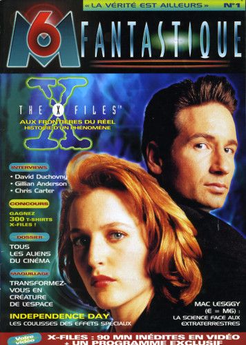 M6 FANTASTIQUE magazine side cover Issue 1  1996