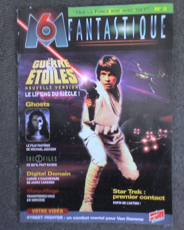 M6 FANTASTIQUE magazine side cover Issue 3  1997