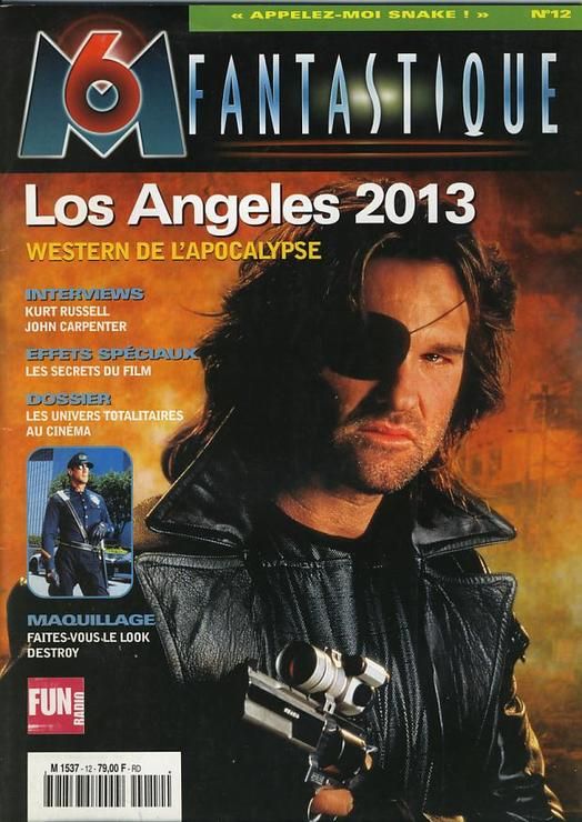 M6 FANTASTIQUE magazine side cover Issue 12  1998