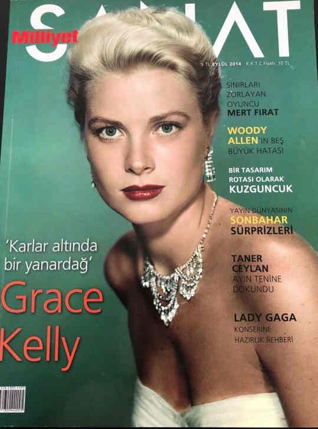 MILLIYET SANAT DERGISI magazine side cover  September 2014