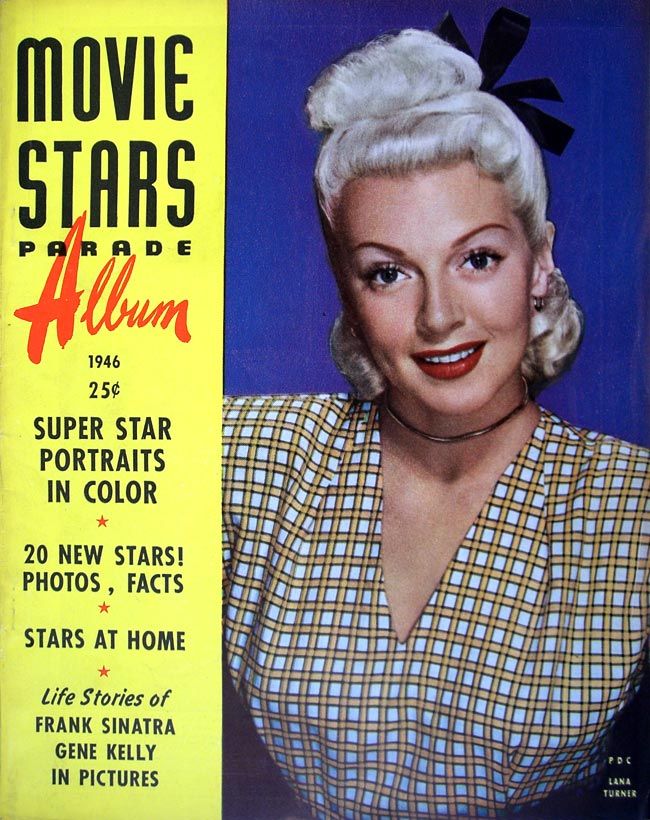 MOVIE STARS PARADE ALBUM magazine side cover  Vol 1 # 1  1946