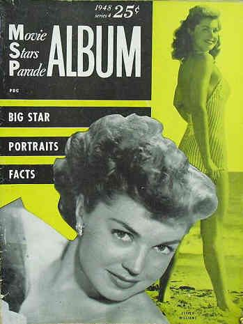 MOVIE STARS PARADE ALBUM magazine side cover  Vol 1 No 4  1948