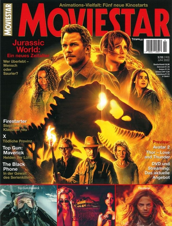 MOVIESTAR magazine side cover Issue 192  June 2022