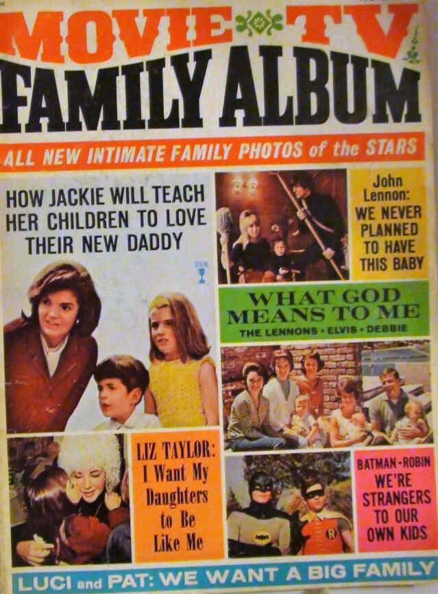 MOVIE TV FAMILY ALBUM magazine side cover Issue 2   1966