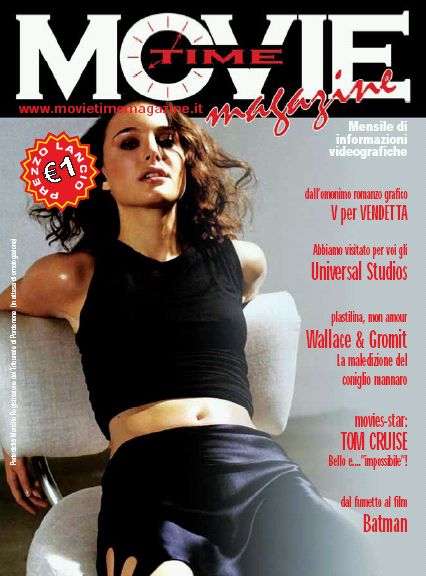 MOVIE TIME MAGAZINE (ITALY) magazine side cover Issue 1 September 2006