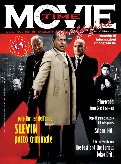 MOVIE TIME MAGAZINE (ITALY) magazine side cover Issue 3 November 2006