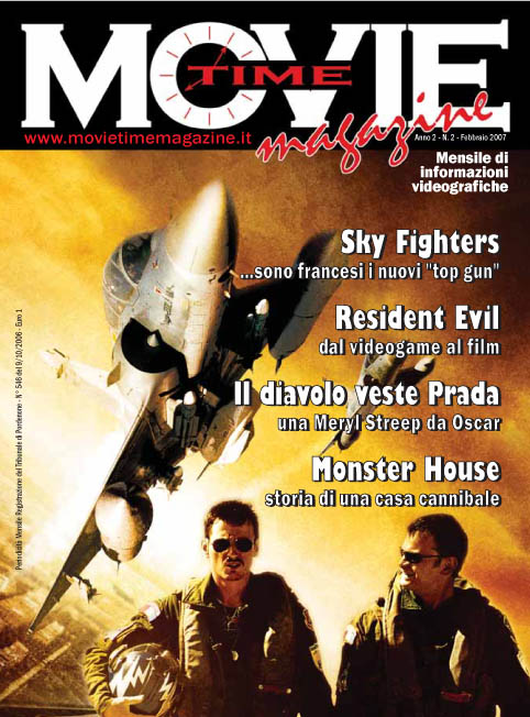 MOVIE TIME MAGAZINE (ITALY) magazine side cover Issue 6 February 2007