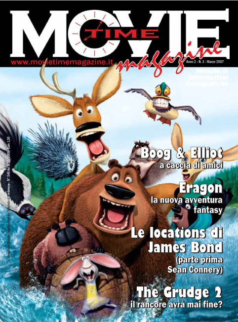 MOVIE TIME MAGAZINE (ITALY) magazine side cover Issue 7 March 2007