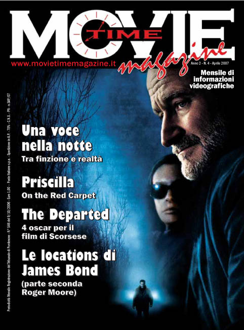 MOVIE TIME MAGAZINE (ITALY) magazine side cover Issue 8 April 2007