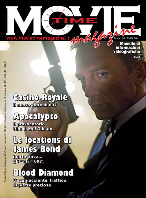 MOVIE TIME MAGAZINE (ITALY) magazine side cover Issue 9 May 2007