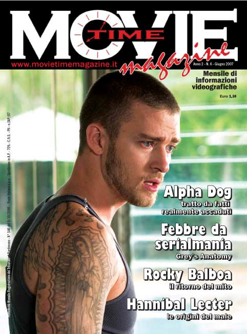 MOVIE TIME MAGAZINE (ITALY) magazine side cover Issue 10 June 2007