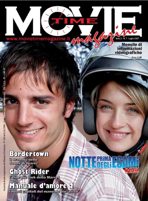 MOVIE TIME MAGAZINE (ITALY) magazine side cover Issue 11 July 2007