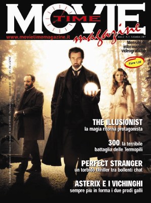 MOVIE TIME MAGAZINE (ITALY) magazine side cover Issue 13 September 2007