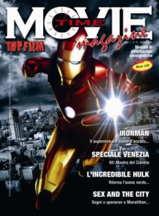 MOVIE TIME MAGAZINE (ITALY) magazine side cover Issue 26 October 2008