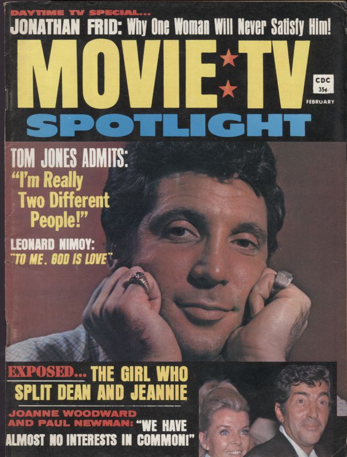 MOVIE SPOTLIGHT magazine side cover Issue 1  Vol 1 # 1  February 1970