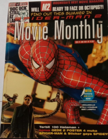 M2 MOVIE MONTHLY magazine side cover Issue 24  June 2004