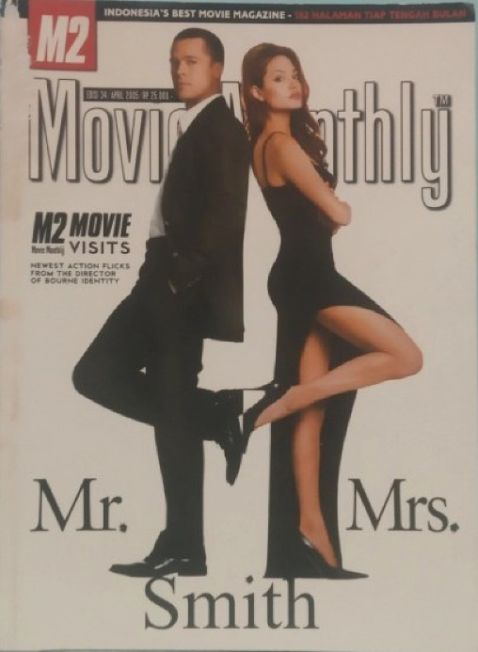 M2 MOVIE MONTHLY magazine side cover Issue 34  April 2005