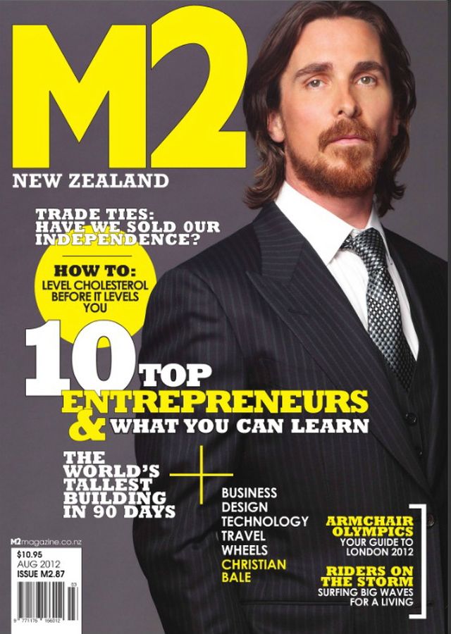 MTWO NEW ZEALAND magazine side cover  August 2012