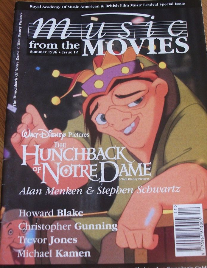 MUSIC FROM THE MOVIES magazine side cover Issue 12 Summer 1996