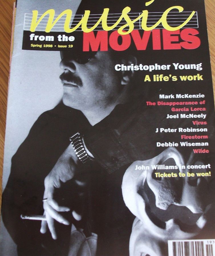 MUSIC FROM THE MOVIES magazine side cover Issue 19 Spring 1998