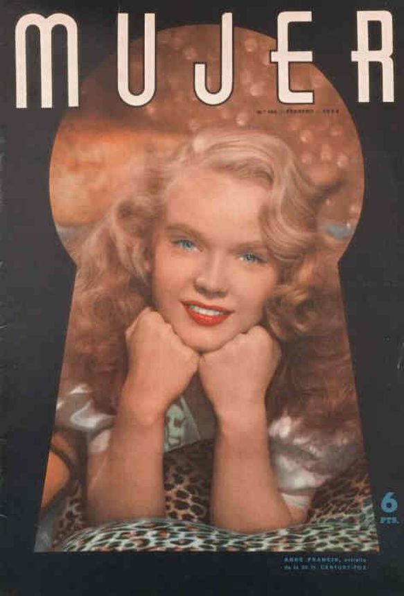 MUJER magazine side cover Issue 188  February 1953