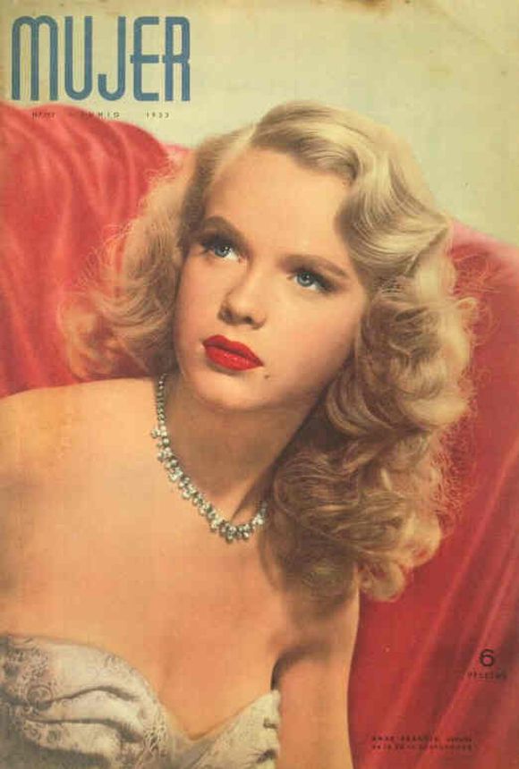 MUJER magazine side cover Issue 192  June 1953