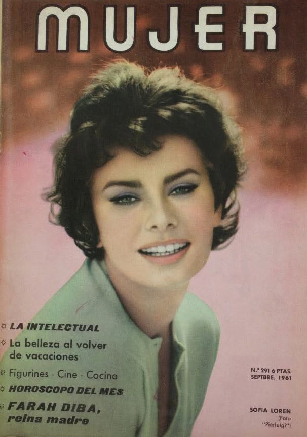 MUJER magazine side cover Issue 291  September 1961
