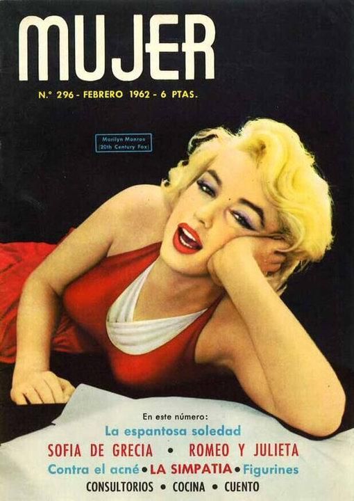 MUJER magazine side cover Issue 296 February 1962
