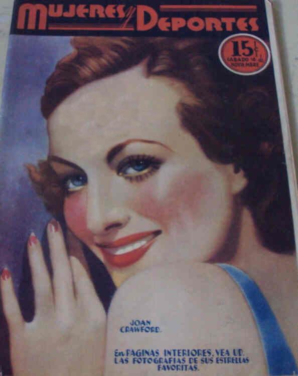 MUJERES Y DEPORTES magazine side cover 16 November 1935