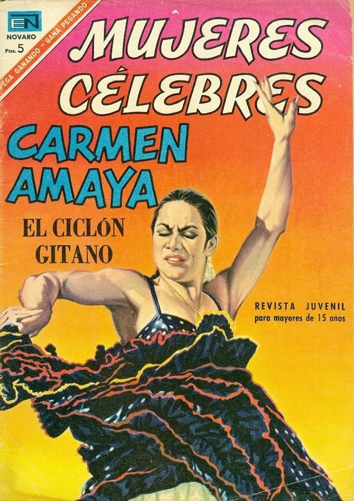 MUJERES CELEBRES magazine side cover Issue 71  January 1967