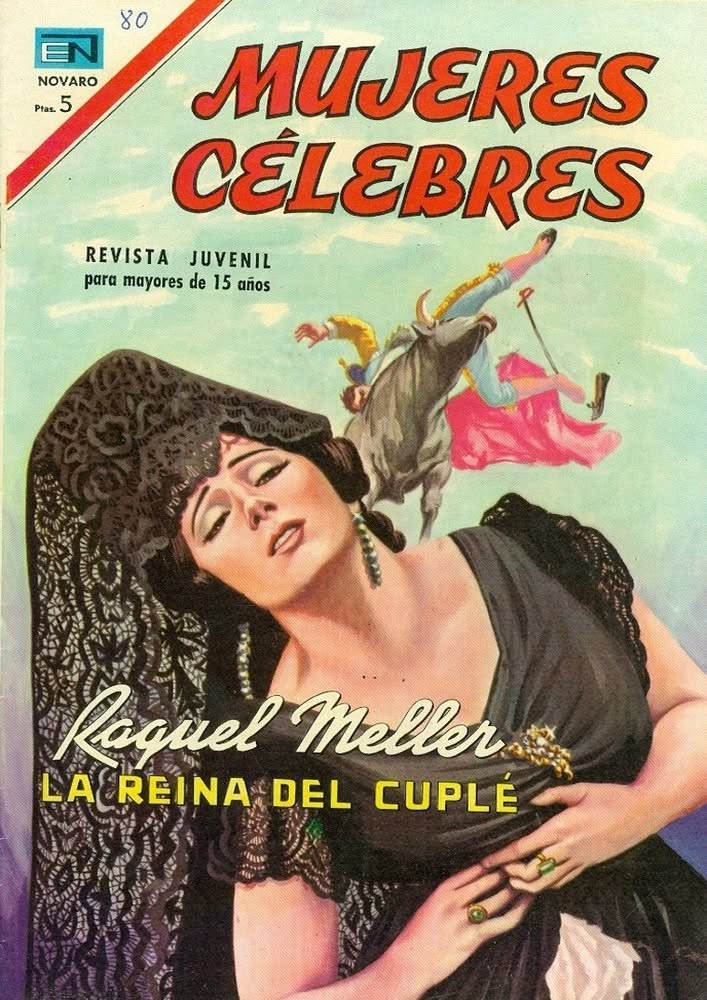 MUJERES CELEBRES magazine side cover Issue 80  November 1967