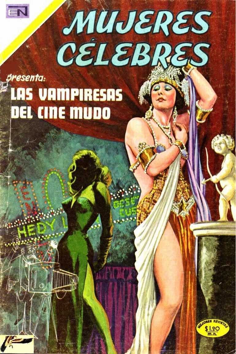 MUJERES CELEBRES magazine side cover Issue 124  July 1971