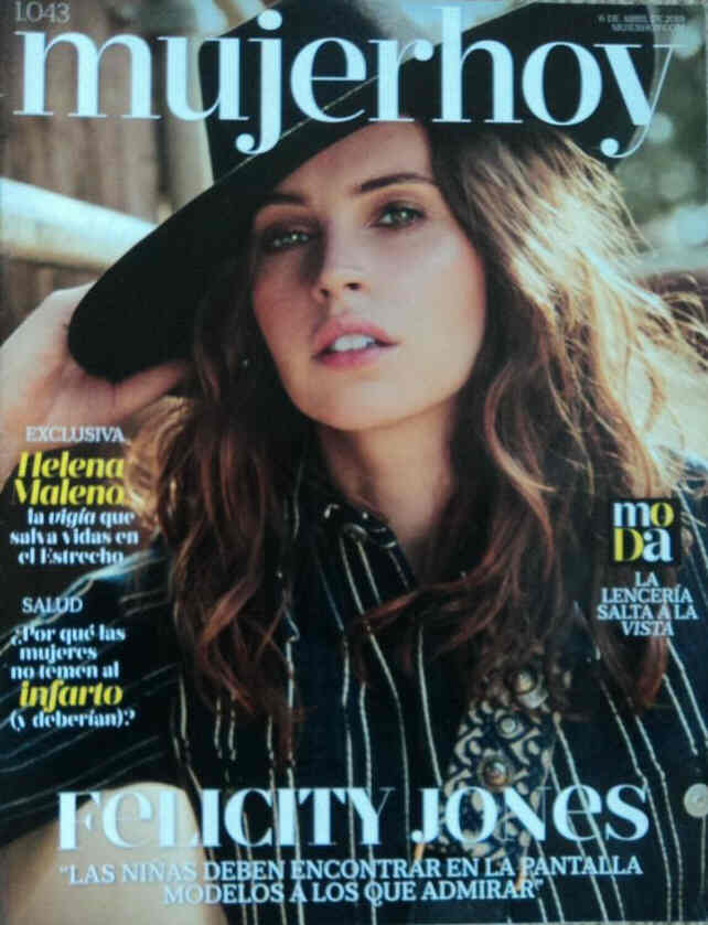 MUJERHOY magazine side cover Issue 1043 6 April 2019