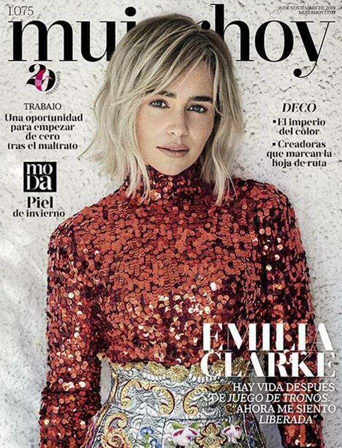 MUJERHOY magazine side cover Issue 1075  November 2019