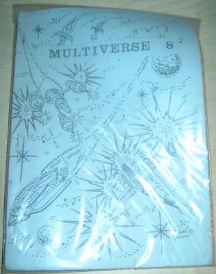 MULTIVERSE magazine side cover Issue 8 August 1982