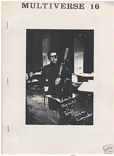 MULTIVERSE magazine side cover Issue 16 April 1987