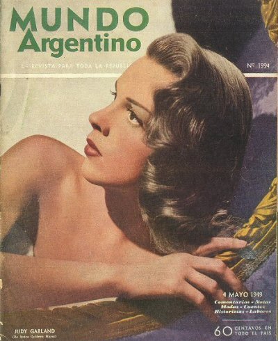 MUNDO ARGENTINO magazine side cover Issue 1994 4 May 1949