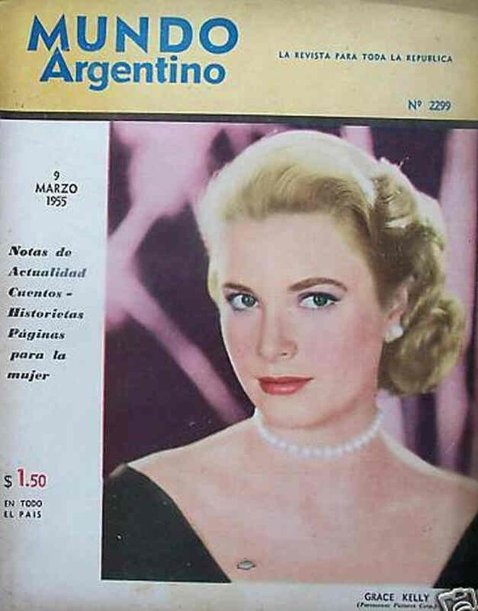 MUNDO ARGENTINO magazine side cover Issue 2299 9 March 1955